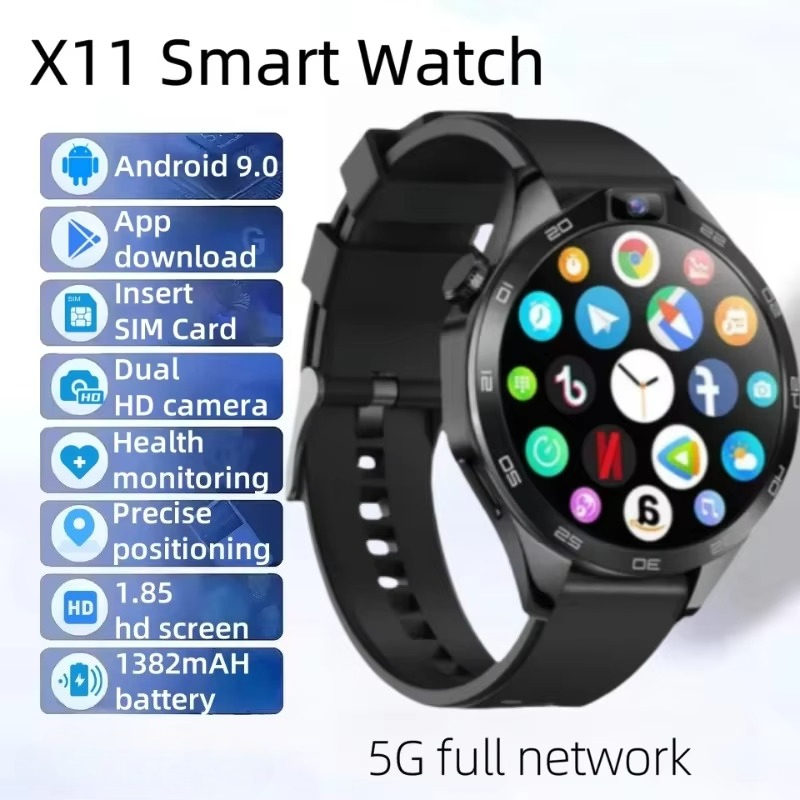 Smartwatch Watches For Women With Gps - New X11 4G Mens Smart Watch