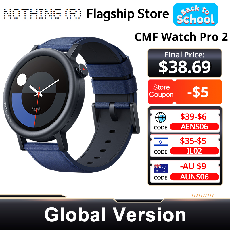 CMF by Nothing Watch Pro 2 Glo - Timex Watches Smartwatch recension och pris