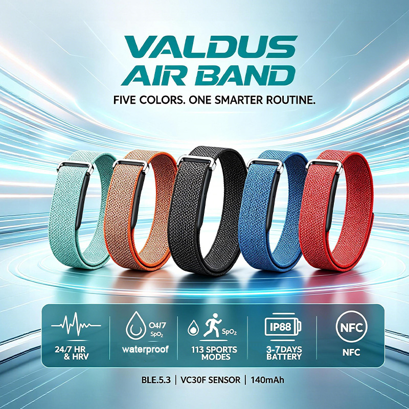 VALDUS Air Band Smart Bracelet - Smartwatch Watches Price recension och pris
