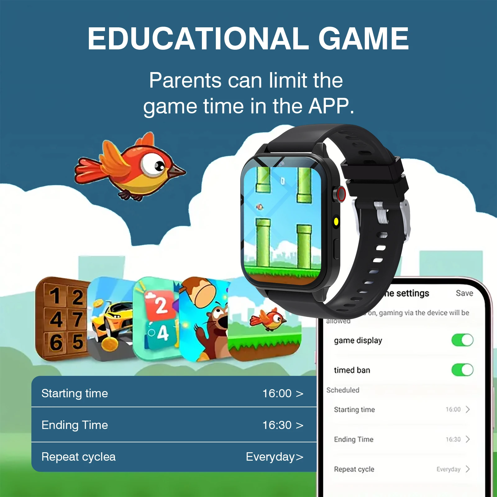 Kids′s Smart Watch 18 Games Ca - Smartwatch Digital Watches For Kid Girl recension och pris