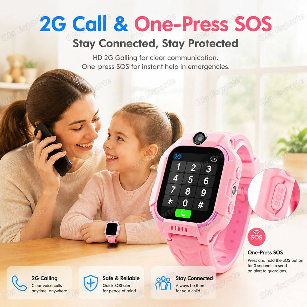 2027 New 2G/5G Kids Smart Watc - Smartwatch Watches For Kids With Gps recension och pris