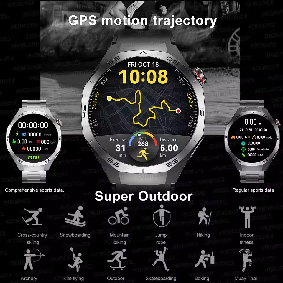 Original GS5 Pro GPS Sports IP - Smartwatch Watches For Women With Gps recension och pris