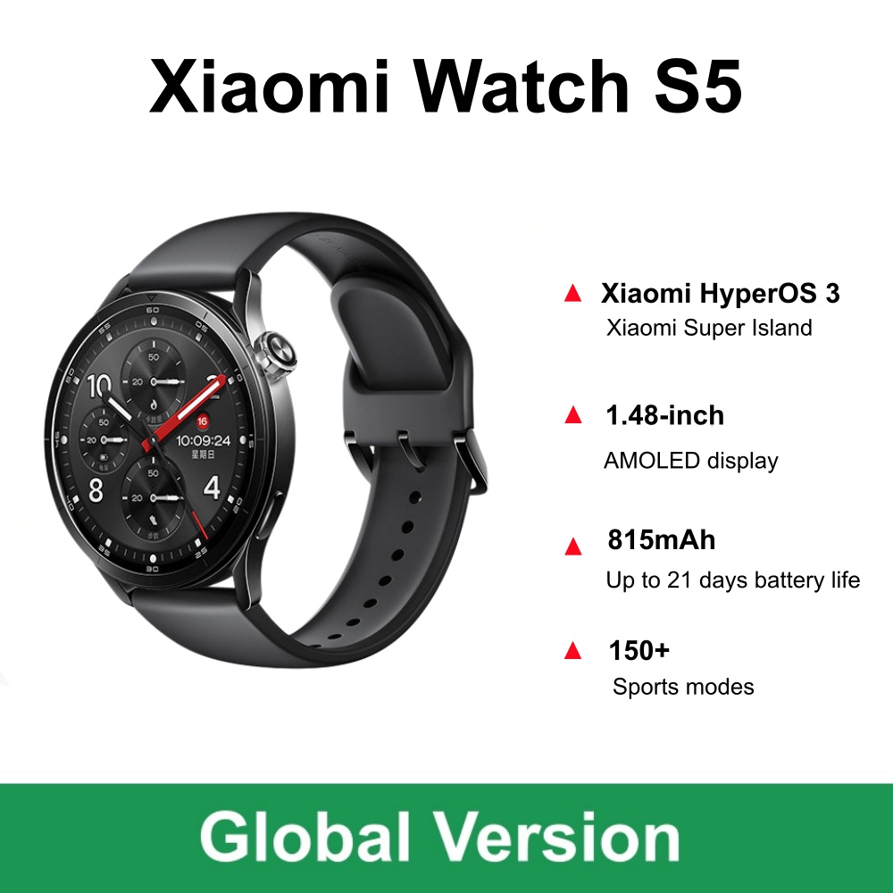Global Version Xiaomi Watch S5 - Timex Watches Smartwatch recension och pris